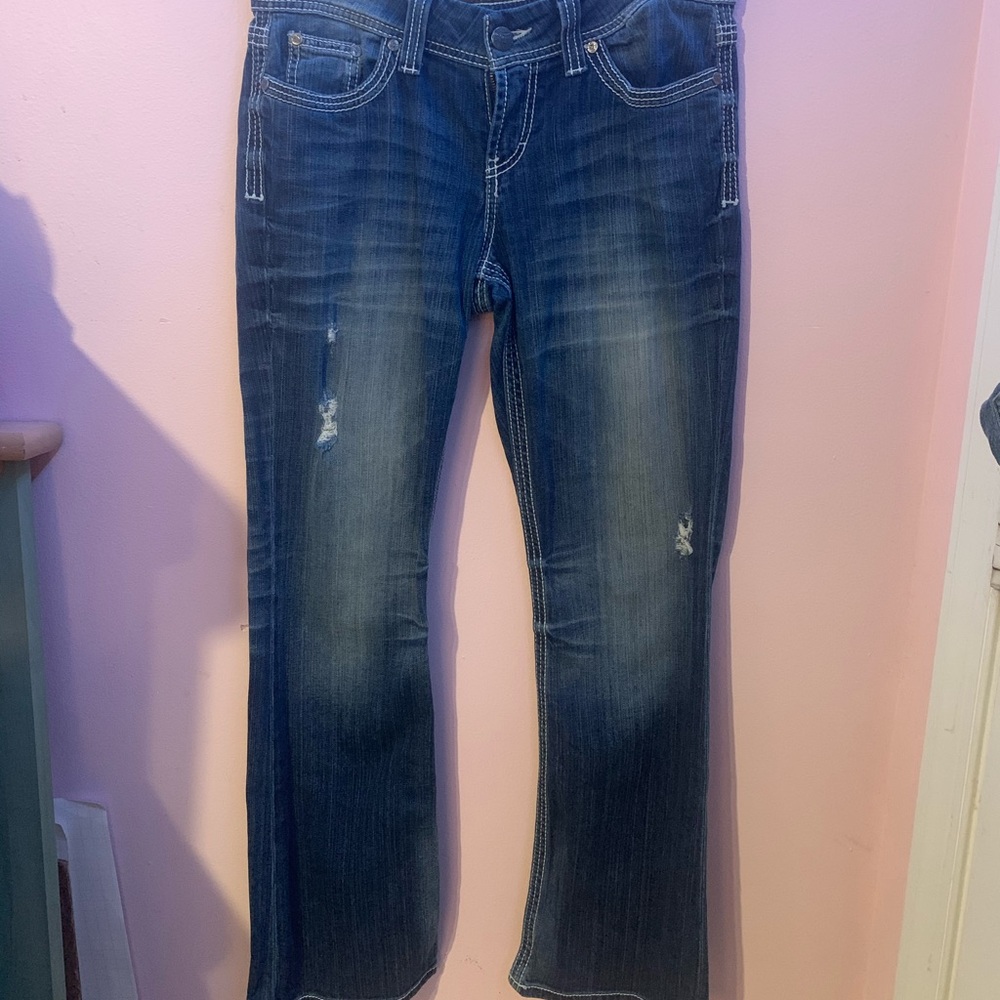 BKE Denim Boot Cut High Waisted Jeans